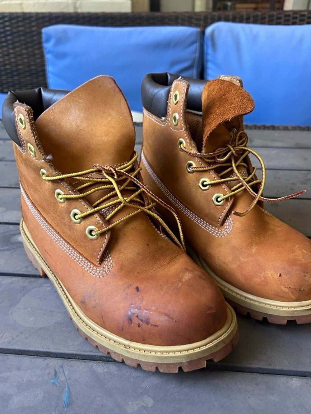 Timberland Men's Brown Leather Ankle Work Boots US 5 EU 37.5